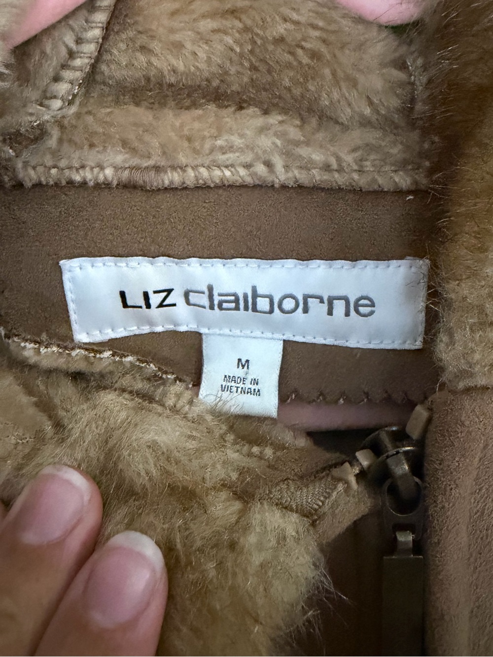 suede winter jacket - Picture 2 of 3